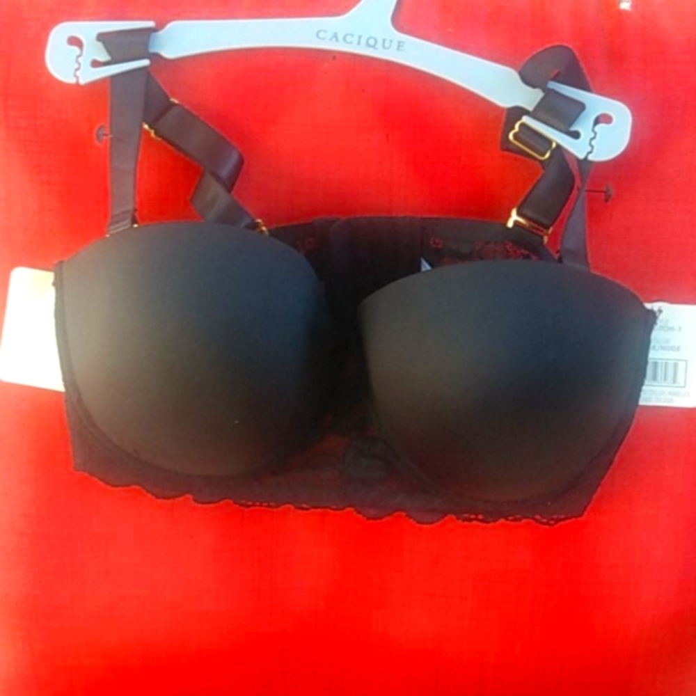 Bra Black Lace  with adjustable straps